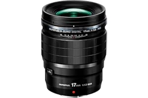 Olympus M.Zuiko Digital ED 17 mm F1.2 PRO Lens, Fast Fixed Focal Length, Suitable for All MFT Cameras (Olympus OM-D & PEN Models, Panasonic G Series), Black