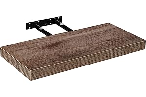 STILISTA mensola a parete Volato, a libero posizionamento, colore e dimensioni a scelta, 50 cm Aspetto Legno Chiaro Rustico