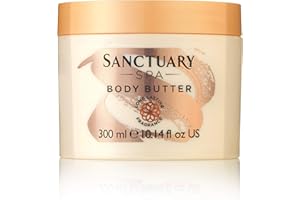 Sanctuary Spa Burro per il corpo, crema idratante con burro di karitè, vegano e cruelty free, 300 ml