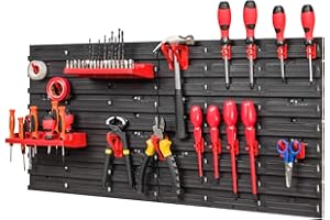 PAFEN Storage System 772 x 390 mm Stacking Boxes Wall Shelf Storage Boxes 16 Brackets