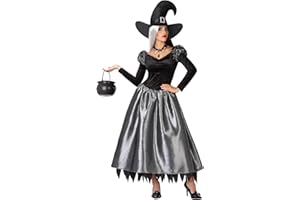 Atosa Disfraz Bruja Plateada Mujer Adulto