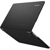 Spigen MacBook Air 13" (M5/M4/M3/M2/M) ile Uyumlu Kılıf Urban Fit &Ouml;rg&uuml; Kumaş Siyah Kapak - ACS05272 (Spigen TR Garantili) | P