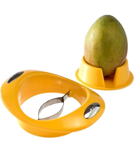 Affettatrice Per Mango In Acciaio Inossidabile - Togli Torsolo Per Mango Extra Large Taglia Mango Ultra Affilato Sbuccia Spacca Snocciola E Divide~p157224080