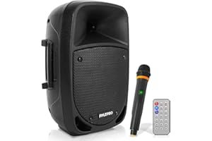 Pyle PSBT85A przenośny zestaw PA akumulator niskotonowy 8" (20 cm) USB MP3 Bluetooth 1 x mikrofon radiowy 800 W