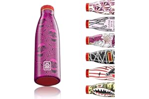 Bboom Borraccia Termica 500 ml Bottiglia Termica Acciaio Inox Thermos 24 Ore Freddo & 12 h Caldo Regalo Uomo Donna Design Made in Italy Ecologica e BPA Free