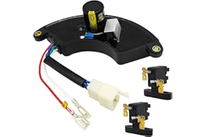 YGQ Notstromaggregat Stromerzeuger Spannungsregler 400V 470μF Generator AVR Automatischer für 5kw-9.5kw Einhell Champion Generac 0H2579B & Bürsten