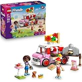 LEGO Friends Pizza Kamyonu 42694 | 6 Yaş ve &Uuml;zeri &Ccedil;ocuklar i&ccedil;in Oliya ve Aliya Mini Bebekleri İ&ccedil;eren Oyuncak Yapım Seti, Hedi