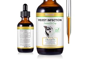 Vortexonix Yeast Infection Treatment for Dogs, Natural Yeast Treatment for Dogs, Dog Paw Yeast Infection Treatment, Dog Allergy Relief, Dog Ear Infection-60ML