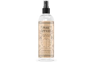 Pure Apparel - Crease Release Spray- Wrinkle Remover, Odour Eliminator and Fabric Freshener | Ironing & Clothes Steamer Alternative | Fresh Cotton Fragrance 250ml