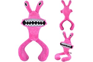 GEWDW Rainbow Friends Peluche da,Bambola di Pezza Morbida Peluche Gioco Caldo,Plush Throw Pillow Toys Halloween Christmas Party Girl Boy Regali di Compleanno (Pink monster)