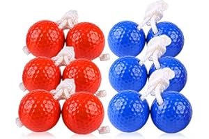 JurciCat 6 Satz Leitergolf Bälle Wurfspiel Leitergolf für Kinder Eignet Sich für Indoor und Outdoor Game Ball Set