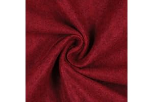 Mondo Tessuti - Cortes de tela tela Lenci - Fieltro de 1 mm - Disponible en varios formatos y 60 colores (50 x 70 cm, rojo India Melange)