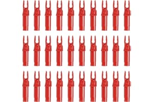 PATIKIL Archery Arrows Nocks 6.2mm, Plastic Insert Arrow Nock Replacement Arrow Tails for Shooting Compound Recurve