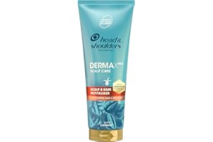 Head & Shoulders DermaXPro Revitaliser Lightweight Conditioner 220ml with Caffeine and Ceramide Complex. Moisturises Dry Scalp & Thinning Hair while Maintaining Dandruff Protection