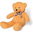 YunNasi Giant Teddy Bear Big Teddy Bear Huge Soft Teddy Bear Plush Toy 120cm XXL (120cm, Light brown)