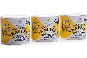 Sonnentor - Löwenzahnwurzel geröstet Falscher Kaffee Dose - 75 g - 3er Pack