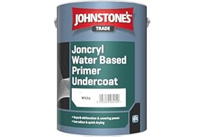 JOHNSTONE'S JOHNSTONES TRADE ECOLOGICAL JONCRYL WATER BASED PRIMER UNDERCOAT WHITE 2.5LTR