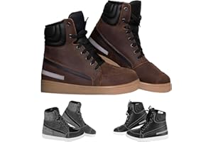 VASTER Motorcycle Men's Rider Shoes Motorbike Leather CE Armour Boots Motorcycle Men Waterproof Shoes Sneaker Fashion