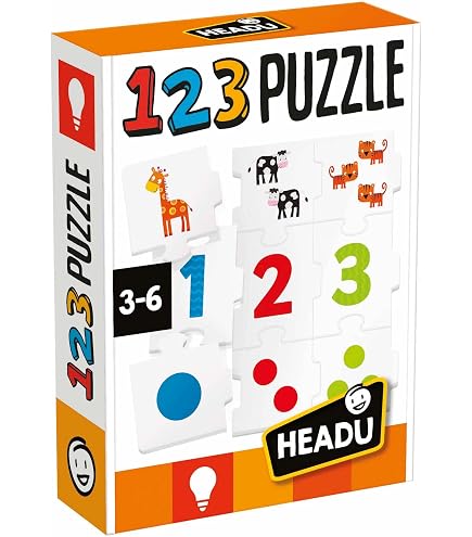 HEADU - Bruchino ABC, Autocorrettivo e Lungo più di un Metro!, Un Gioco Educativo per Bambini dai 3 ai 6 anni, Made in Italy