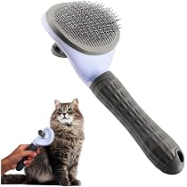 Zenbrush Selbstreinigende Katzenbürste – Haarentfernung & Massage In Gelb