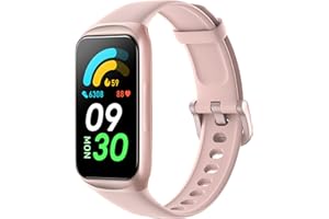Septoui Smart Band, 1.47" Reloj Inteligente Frecuencia Cardíaca Sueño Spo2, Podometro Pulsera Actividad Impermeable IP68, 100+ Modos Deportivos Smartwatch Hombre Mujer