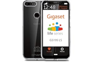 Gigaset GS195LS Smartphone für Senioren Made in Germany mit 3GB RAM ohne Vertrag – mit individuellem Startbildschirm, Notruffunktion, extra großer Ziffern- und Textanzeige, Titanium Grey