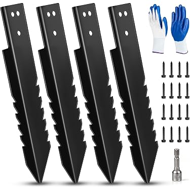 Lot De 4 Ancrages Balançoire Galvanisés – Avec Gants – Pour Clôture, Trampoline, Cabane – Installation Facile