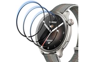 Vuciya 3-pak folii ochronnej do Amazfit Balance, 3D zakrzywiona pełna osłona na ekran, ochrona przed bąbelkami, odporna na zarysowania HD TPU miękka folia