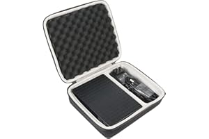 Khanka EVA Borsa da viaggio Custodia caso scatola per Seagate Expansion - HDD Esterno da 2TB 3TB 4TB, USB 3.0, Nero, 3.5"