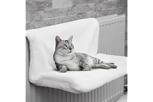 Unibos ECO Radiator Cat Bed - Soft Warm Fleece Bed Basket with Metal Frame - Washable
