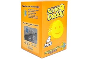 Scrub Daddy Gąbka Do Czyszczenia, Żółty, 4 Szt.