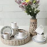 Keramika Daphne Nordic Kahve Takımı 12 Par&ccedil;a 6 Kişilik 22921-24