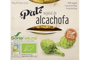 SORIA NATURAL Alecosor Pate Vegetal De Alcachofa Faja 2 Ud X 50 Gr 100 Gramos Alecosor 500 g