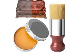 XINRONGDA Furniture Salve for Leather, Furniture Salve/Leather Salve with Boar Bristle Brush, Leather Conditioner Restorer & Polish, Deep Leather Cleaner Set for Furniture, Car Seats