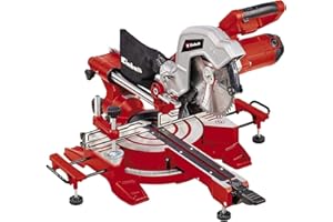Einhell sierra ingletadora con cable eléctrico - TC-SM 216 (1600 W, 240 V, ancho de corte 305 mm, diámetro de hoja de 216 mm, ángulo de inclinación de 45º)