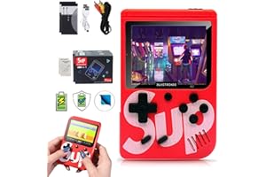 BLUETRENDS Mini Console Portable 400 Giochi INLUSI Arcade RETROCONSOLLE Console Di Gioco Classica Giochi Anni 80 E 90 Ricaricabile