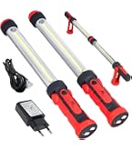 Schwabe Akku LED Handleuchte 3W, 200 Lumen – Mit Magnet & Haken, Wiederaufladbar, IP20, 42435