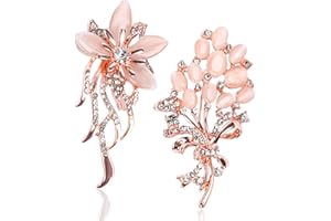 Minicoco Crystal Brooch Rhinestone Brooch Pins