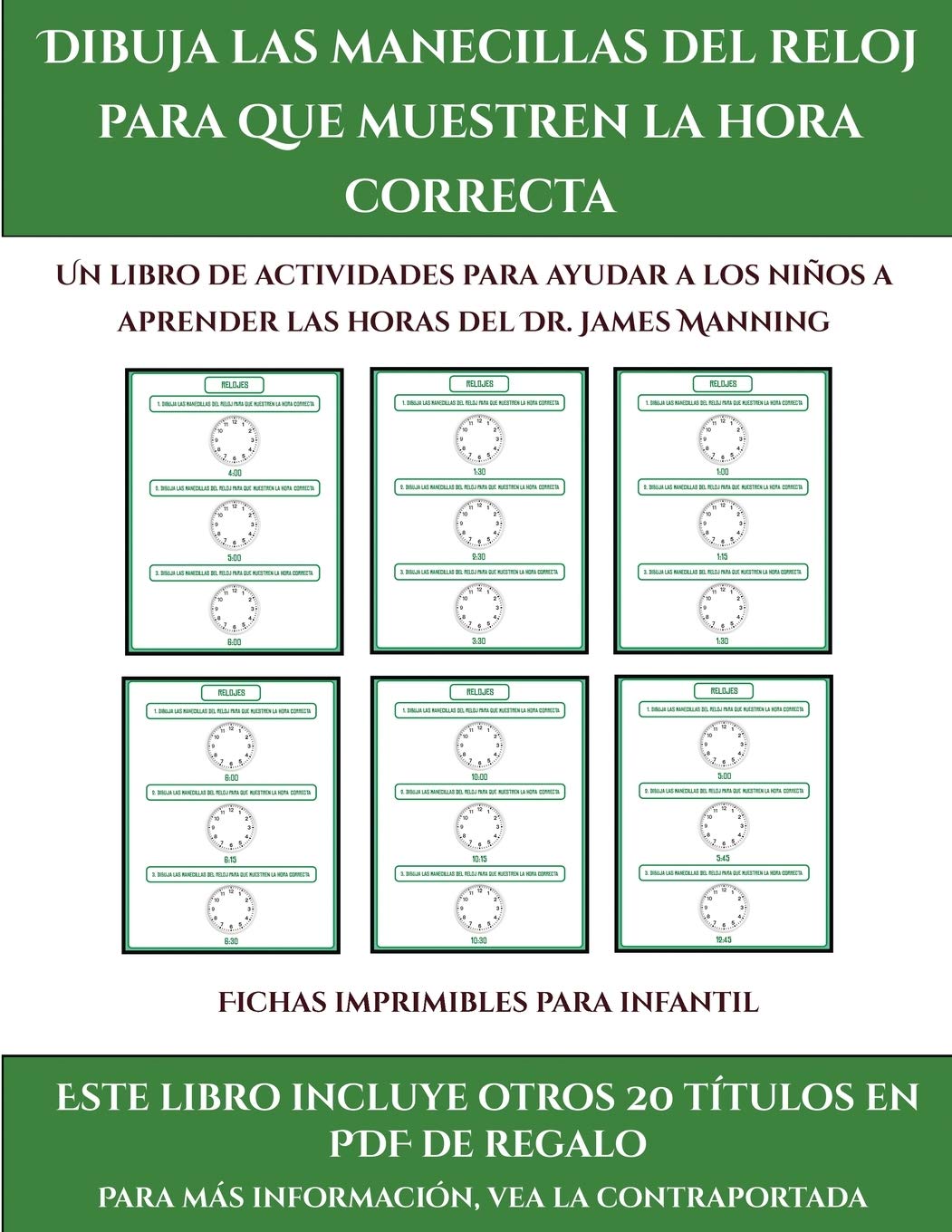 Fichas imprimibles para infantil : Este libro contiene 30 fichas con actividades a todo color para ninos de 5 a 6 anos