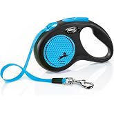 Flexi New Neon S Beden Mavi 5MT Şerit Tasma