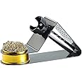 AGT Soldering Iron Stand: Compact Soldering Iron Holder with Spiral Wool (Soldering Iron Holder, Soldering Iron Rest, Sponge)