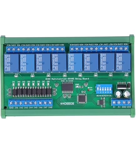 Modbus RTU 1 2 4 8 Way Relay Module DIY RS485TTL System Road Input 485 Communication (4way 5V