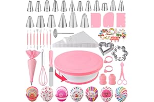 Kit Patisserie Douille Patisserie 285pcs, Fiambrera Accessoire Patisserie, Ustensiles à Pâtisserie Inclure Poche a Douille, Douille Gateau, Spatule