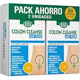 ESI Colon Cleanse Lax Flor &ndash; Prebiotic Fiber with Frangle &ndash; Pack 2 | With mauve and natural plant extracts. Food supplement f