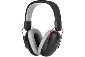 Lilian&Gema Lärmschutz Kopfhörer für Kinder NRR 25dB – Komfortabler Gehörschutz für Kinder bis 18 Jahre – Geräuschdämmende Ohrenschützer mit verstellbarem Kopfband Schwarz – Perfekt für Alltag