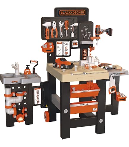 Black & Decker camion de bricolage + outils SMOBY : le camion + les outils à Prix