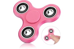 SCIONE Hand Spinner 3D Imprimé – Jouet Sensoriel pour Enfants & Adultes | Anti-Stress & Anxiété | Outil de Concentration TDAH | Jouet Durable Ultra-Lisse pour Relaxation – Rose