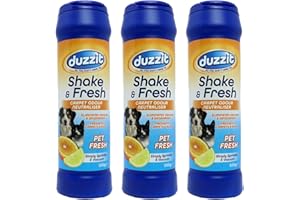 SLEEPY SKIPPER Shake & Fresh Carpet Odour Netualiser Pet Fresher Simply Sprinkle & Vacume 500g Pet Fresh Powder Pack of 2