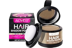 QUROMOJY Retouche Racines Cheveux Poudre,Poudre de Retouche de Racines,Poudre Coiffante Pour Cheveux,Avec effet ombré,Résultats professionnels naturels, Rapides et faciles (#6Café Léger)