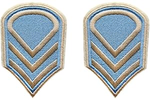 topt mili lot 2 ecusson Militaire USA Sergent aviateur thermocollant 10,5x7cm patche Badge